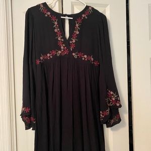 American Eagle Black Flow Dress